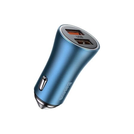 BASEUS Golden Contactor Pro Dual Quick Charger Car Charge U+U 40W CCJD-A03