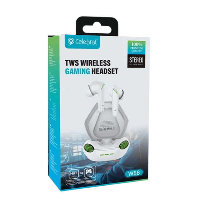 Celebrat W58 TWS Wireless Gaming Headset - Image 4