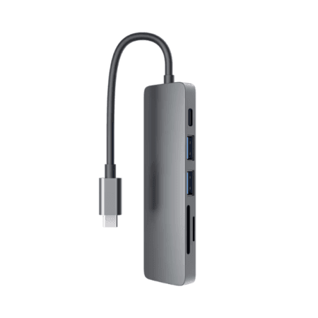 HC-13C 6IN1 USB C Hub + Card Reader