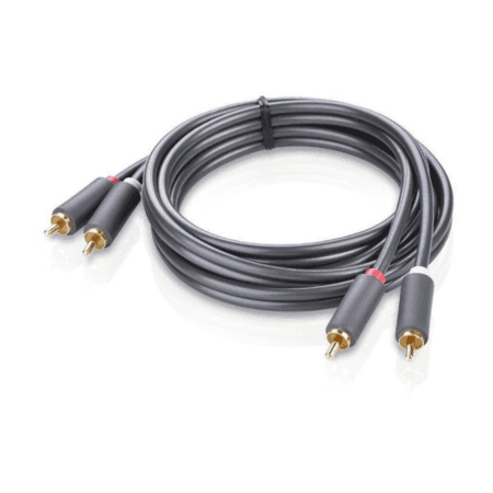 Ugreen 10520 2RCA Male To 2RCA Male Cable 5m - Black
