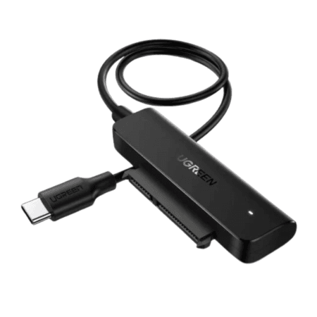 Ugreen 70610 Adapter 2.5 '' SATA III 3.0 HDD SSD - USB Type C 3.2 Gen 1 (SuperSpeed USB 5 GBPS)