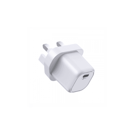 Wiwu Wi-U017 Jello 30W PD Gan Fast Charger 3pin - White
